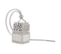 CVUTOVO Botella De Perfume Vacía Para Coche De Cristal Gemas De Imitación Colgante Para Espejo Retrovisor Ambientador De Coche Adorno Brillante Para Interior De Vehículo