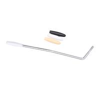 CVUTOVO Brazo de Trémolo de Metal Cambio de Tono Rápido para Guitarra Eléctrica de 5mm con 3 Tapas Plata para Sistema de Puente Tremolo Simple Tipo