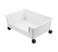 CVUTOVO Caja de Almacenamiento para Juguetes con Ruedas Resistente y Práctica Organizador Móvil para Escritorio y Dormitorio Estantería Portátil para Estudiantes y Diseño Sencillo y