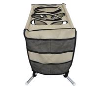 CVUTOVO Cama Colgante Diseño Plegable para Mascotas Pequeñas con Soporte de Acero Inoxidable para Reducir Estrés, Adecuado para Apartamentos y Tiendas de Mascotas