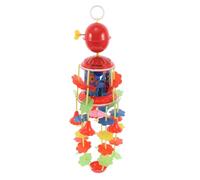 CVUTOVO Campanas De Viento Colgantes Para Vintage De Cuerda Para Juguete Musical Cuna Móvil Instrumento Musical Para Pequeños Ropa De Cama Para Carillones De Viento Campana Plateada