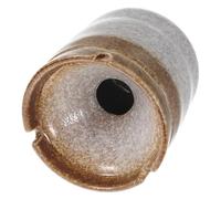 CVUTOVO Cenicero Japonés de Cerámica Vintage Diseño Retro Chino, Resistente al Viento, Forma de Embudo, 1 Unidad para Restaurante de Sushi y Decoración del Hogar