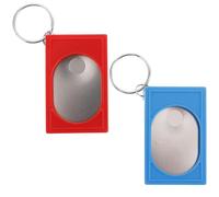 CVUTOVO Clicker para Perros 2 Unidades Rojo y Azul, Clicker de Entrenamiento Portátil y Resistente, Equipo de Entrenamiento para Perros, Herramienta de Adiestramiento Canino