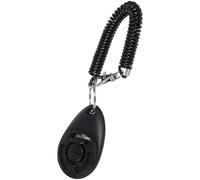 CVUTOVO Clicker para Perros y Gatos con Silbato Portátil y Correa de Muñeca Ajustable, Herramienta de Entrenamiento para Corrección de Comportamiento y Adiestramiento Básico, Práctico