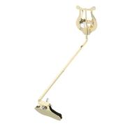 CVUTOVO Clip para Partitura y Soporte de Saxofón Soprano Recto Dorado Resistente para Orquesta y Banda de Marcha Instalación Rápida