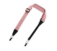 CVUTOVO Correa para Ukelele sin Perforaciones, Gruesa y Duradera, Color Rosa, Correa de Algodón Ajustable para Instrumentos Musicales, Accesorio Ligero para Uso en Conciertos y Práctica