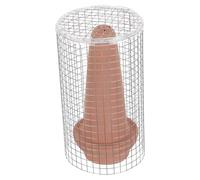 CVUTOVO Cubo para cría de camarones: Barril para desovar Peces con Red de Aislamiento y Tapa para Acuario. Cono para cría de Peces ángel - Herramienta para la en acuarios.