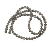 CVUTOVO Cuentas sueltas de para hacer joyas, cuentas redondas de 4 mm, 90 piezas, para pulseras y adornos en mochilas
