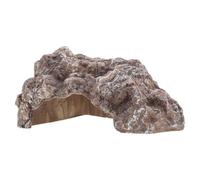 CVUTOVO Cueva de Roca para Reptiles - Refugio de Piedra Artificial para Serpientes, lagartos y Anfibios - Escondite para terrario y Acuario 5.5x3.5''