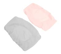 CVUTOVO Funda Elástica para Cambiador de Ñiño 2 Piezas, Sábana Cambiadora Extraíble de Algodón para Recién Nacidos, Colores Rosa Claro y Gris, Lavable y Transpirable, Protección Cómoda