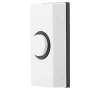 CVUTOVO Interruptor y Blanco Retro de Plástico Abs de Timbre Diseño Rectangular, Instalación Fácil Ahorro de Espacio para Casas Antiguas y Cafés