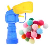CVUTOVO Juguete Interactivo para Gatos Pelota de Felpa Ligera y Portátil, Adecuado para Entretenimiento en Interiores y Exteriores, 1 Set