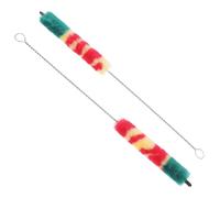 CVUTOVO Kit de Limpieza de Instrumentos Piccolo 2 Cepillos Flexibles de Algodón y Metal para Mantenimiento y Limpieza Efectiva de Flautín