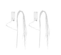CVUTOVO Lámpara LED de Ramas de Abedul 20 Luces Batería, Luz Decorativa Cálida para Jarrón, 2 Piezas, Iluminación Nocturna Ligera y Portátil para Dormitorio y Hogar