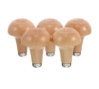 CVUTOVO Mango de herramienta manual para manipulación de madera, 5 Piezas con Diseño Ergonómico, para Tallado y Grabado, Repuesto para Profesionales y Aficionados, Función Multipropósito