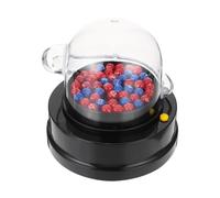 CVUTOVO Máquina de Jackpot Eléctrica para Sorteo, Recogedora de Bolas Suerte Portátil, Juego de Lotería para Fiestas y Reuniones, Material Duradero, sin Batería, Tamaño Compacto