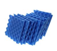 CVUTOVO Panel Acústico Autoadhesivo Insonorizante Azul 25x25x2 Cm, 12 Unidades para Aislamiento Acústico en Habitaciones, Estudios y Salas de Música, Almohadillas Absorbentes de Sonido