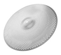 CVUTOVO Platillo Mudo para Batería de 14 Pulgadas Gris, Pieza de Aleación Reforzada, Accesorio de Práctica Silenciosa para Bateristas y Percusionistas, Parte Especial del Kit de Batería