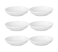 CVUTOVO Plato de Cerámica para Quemador de Cera Redondo 4 Pulgadas, 6 Piezas Repuesto para Difusor de Aromas en Hogar y Aceite Esencial
