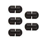 CVUTOVO Puente de Erhu de Madera Sintética Negro para Erhu Chino, 5 Piezas Buena Calidad de Sonido y Estructura Resistente, Accesorios Musicales