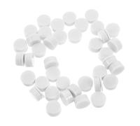 CVUTOVO Rodamiento Giratorio Accesorio de Joyería 40 Piezas de Plástico Blanco Eje de 12x13/7mm para Decoración de Uñas DIY para Manicura y Creatividad Manual