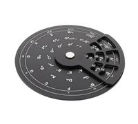 CVUTOVO Rueda de Quintas Herramienta de Aprendizaje y Composición Musical para Guitarra Aleación de Aluminio Adecuado para Práctica y Lecciones