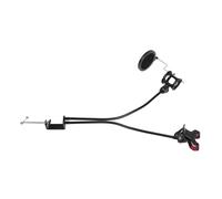 CVUTOVO Soporte de Micrófono Flexible de Doble Brazo con Filtro y Abrazadera para Escritorio para Transmisiones y Grabaciones de Audio