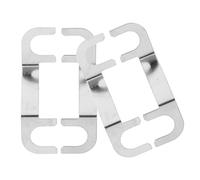 CVUTOVO Terminales para Altavoces de Audio 2 Pares Conectores de Bornes Curvados de Cobre Puro, Adaptadores de Postes para Cableado de Subwoofer, Conexión Estable para Sistemas de