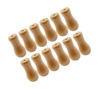 CVUTOVO Tiradores De Cuerda para Persianas Enrollables 12 Unidades De Madera Tacto Suave y Método Sencillo De Instalación para Cortinas En Sala y Dormitorio