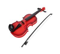 CVUTOVO Violín de Juguete Musical para Niños Miniatura Portátil Instrumento Educativo para Principiantes Decoración Retro Juguete de Aprendizaje 1 Pieza