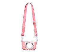 CVZJ Bolsa portátil para cámara de niños, ajustable, antivibración, para niños, funda protectora de silicona, Pink, The actual object shall prevail