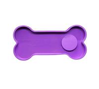 CVZJ Molde de silicona con forma de hueso de perro con forma de monumento de resina epoxi UV, molde de silicona para recuerdo de perro