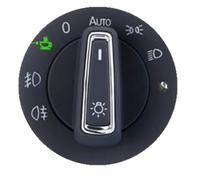 CVZXSDWLL Interruptor Faro Delantero Compatible con VW para Touareg 7L MK1 2003 2004 2005 2006 2007 2008 2009 2010 Accesorios De Interruptor Automático De Faros Control De Luz