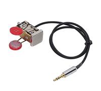 CW Código Morse Clave Latón Resina Mini Portátil Morse Telégrafo Clave Industria