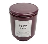 CW Studio Vela de cristal de 7 onzas con tapa, vela decorativa en tarro de pared gruesa, pequeña vela perfumada para el hogar, regalo y relajación (10 pm)