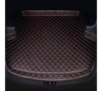CWBFC Alfombrillas para Maletero de Coche para Mercedes Benz GLC Coupé C254 2024,Forro de Cuero para Maletero de Coche Almohadilla Protectora Accesorios Interiores Antiarañazos,Black Red