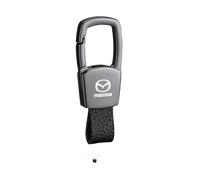 CWBFC Llaveros de Coche para Mazda 2,resistente al Desgaste y al Polvo Accesorios para Llaves de Coche Piezas de Repuesto Decorativas Moda Personalizada y Regalos Creativos,Gr-ey-M