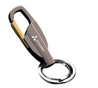 CWBFC Llaveros de Coche para Mitsubishi Outlander, Resistente al Desgaste y al Polvo Accesorios para Llaves de Coche Piezas de Repuesto Decorativas Moda Personalizada y Regalos,B-L