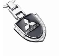 CWBFC Llaveros de Coche para Mitsubishi Xforce,resistente al Desgaste y al Polvo Accesorios para Llaves de Coche Piezas de Repuesto Decorativas Moda Personalizada y Regalos Creativos,Bla-ck-M