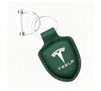 CWBFC Llaveros de Coche para Tesla Model X 2021-, Resistente al Desgaste y al Polvo Accesorios para Llaves de Coche Piezas de Repuesto Decorativas Moda Personalizada y Regalos,Green-L