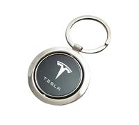 CWBFC Llaveros de Coche para Tesla Model X 2021-, Resistente al Desgaste y al Polvo Accesorios para Llaves de Coche Piezas de Repuesto Decorativas Moda Personalizada y Regalos,C-L
