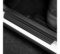 CWCHUHAI 4 Piezas Protector Puertas Coche para Audi A1 (8X) 2014-2018 Accesorios, Fibra de Carbono Protector de Puertas de Coche