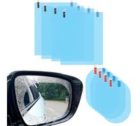 CWCHUHAI 8 Piezas Película de Espejo Retrovisor de Coche para Ford Mondeo Mk4, Película de Protectora de Coche Películas Protectora de Espejo Impermeable
