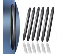 CWCHUHAI Protector Puerta Coche para VW Arteon 2025-2020, 6 Piezas Tira Protección Parachoques Goma Antiarañazos Adhesivo Accesorios Negro