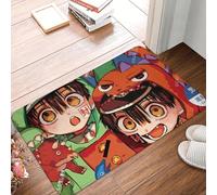 CWCMZDH Anime Collage Antideslizante Estera Estera De Baño Jibaku Shounen Hanako Kun Piso De Alfombra De Bienvenida De La Alfombra del Dormitorio Decoración