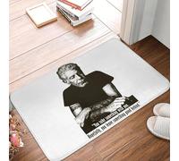 CWCMZDH Anthony Bourdain Antideslizante Estera del Piso Estera de Agua de la Prueba de Aceite de Alfombras y tapetes para Cocina Entrada de la Casa de Habitación de Bandolero Esteras