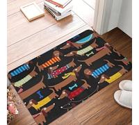 CWCMZDH Antideslizante Estera yo Amo a Mi Perro Dachshund Baño de Dormitorio Mat Alfombra de Oración en Casa de una Decoración Moderna