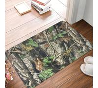 CWCMZDH Árbol De Verdad De Camuflaje Patrón De Camuflaje Frente A La Puerta del Piso De Alfombras De Entrada Cubierta De Cocina Cuarto De Baño Felpudo Garaje De Alfombras Y Tapetes