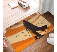 CWCMZDH Atreides Duna Águila Herbert Frank Arrakis Sandworm Sci Fi de Cine Antideslizante Estera Estera en el Piso de Alfombras y tapetes para Cocina de Bandolero Esteras