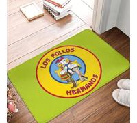 CWCMZDH Breaking Bad Los Pollos Hermanos Delante De La Puerta Estera Antideslizante Al Aire Libre De Secado Rápido Que El Pollo Hermanos Felpudo De La Entrada Alfombra De La Alfombra